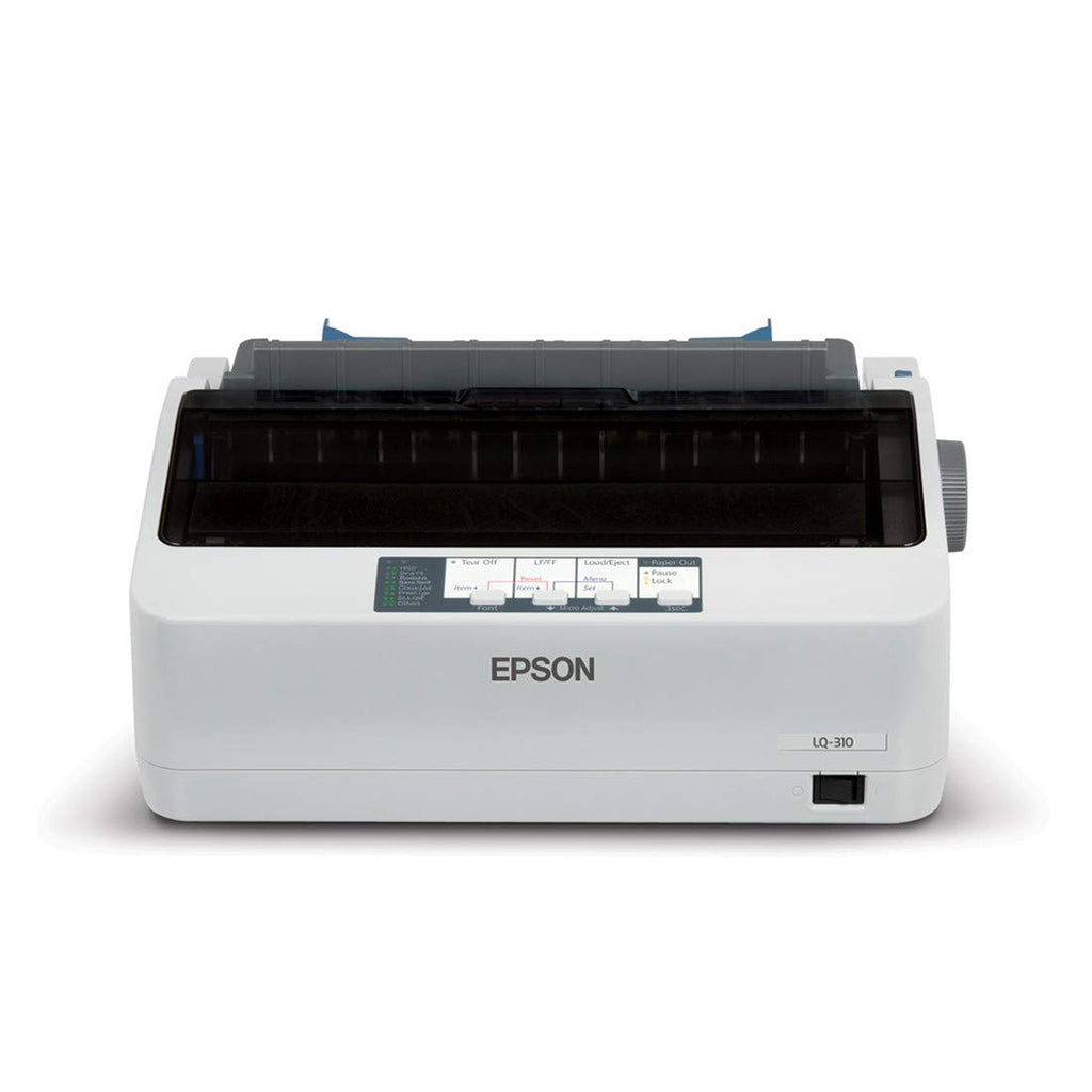 Epson LQ-310 Impact Dot Matrix Printer Single Function with 24-Pin Narrow Carriage and 416 CPS Print Speed for Home and Business Use