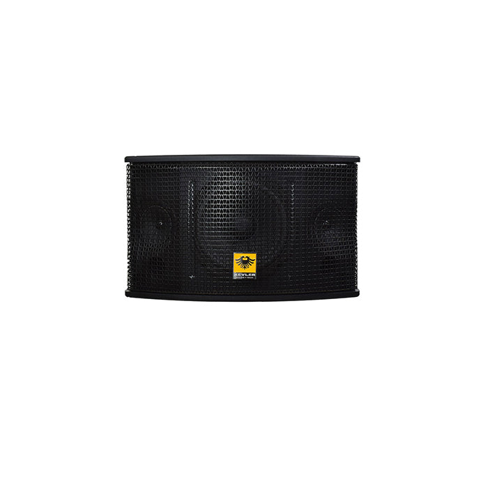 KEVLER KV-450 10" 450W Passive Karaoke Speaker System with 2-Way Bass Reflex, 4 Layer Coil Woofer, and Built-In Ceiling and Pole Mounting Ports (Pair)