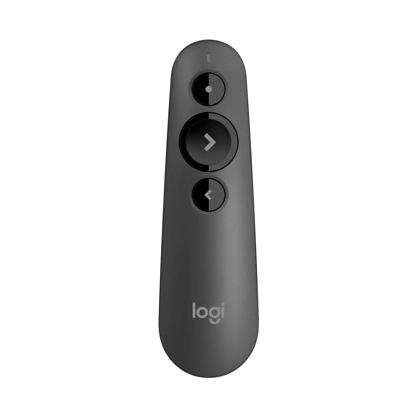 Logitech R500s Wireless Bluetooth Presentation Remote with Built in Red Laser Pointer and 20m Max Transmission Range for PC and Laptop Computers (Graphite)
