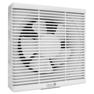 OMNI XFW-250 10-Inch 40W 220V Wall Mounted Exhaust Fan with 423 CFM Airflow, 52 dB (A) for Home and Office Spaces