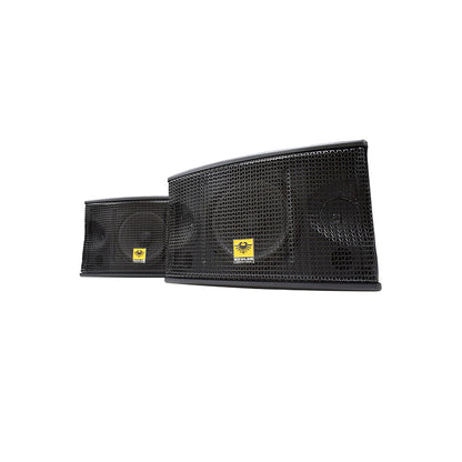 KEVLER KV-350 8" 250W Passive Karaoke Speaker System with 2-Way Bass Reflex, 4 Layer Coil Woofer, and Built-In Ceiling and Pole Mounting Ports (Set of 2)