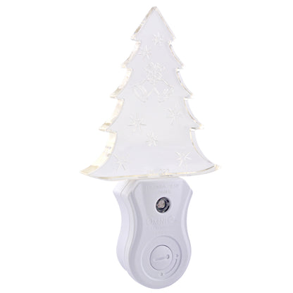 OMNI LED DNL 0.5W 220V Clear Night Light with Regular Rotating Electrical Outlet Plug and Built-In Light Sensor for Home Lighting | DNL-PK