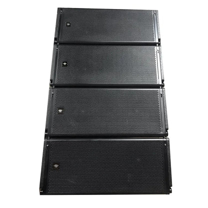 KEVLER LX-212A 12" Dual Channel 1500W Powered Active Subwoofer Speakers with Built-In Class D Amplifier, 35mm Mounting Port, and RJ45 Ethernet and PowerCon Blue / White Interface