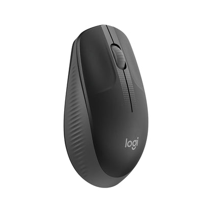 Logitech M190 Full-Size Plug and Play Wireless USB Mouse with up to 18-Month Battery Life (Blue)