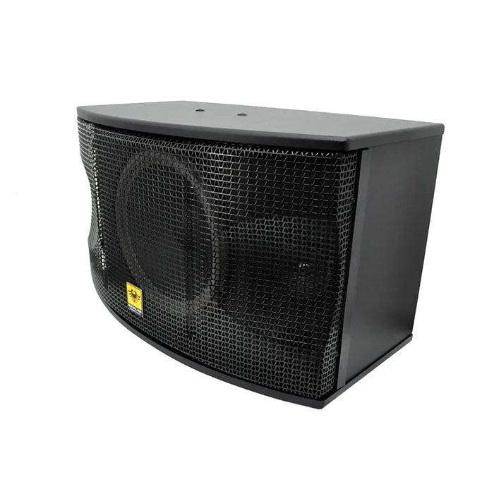 KEVLER KV-450 10" 450W Passive Karaoke Speaker System with 2-Way Bass Reflex, 4 Layer Coil Woofer, and Built-In Ceiling and Pole Mounting Ports (Pair)