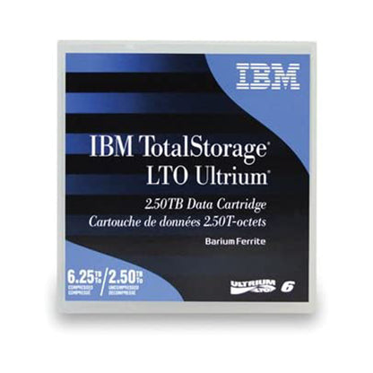 IBM LTO Ultrium 6 Magnetic Tape Data Cartridge for System Storage (2.5TB / 6.25TB) | 00V7590
