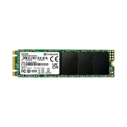 Transcend 820S 480GB SATA III M.2 SSD Solid State Drive with 6Gbps Data Speed for PC Laptop and Desktop Computers