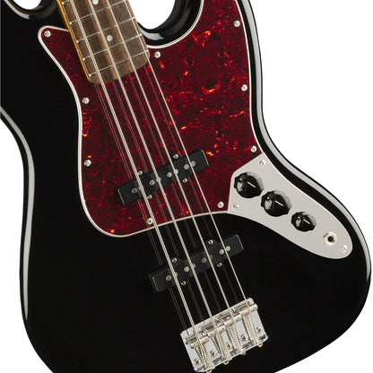 Squier by Fender Classic Vibe '60s Jazz Bass Electric Guitar Vintage Style LRL with SS Pickup, Nickel Plated Hardware (Sunburst, Blue, Black)