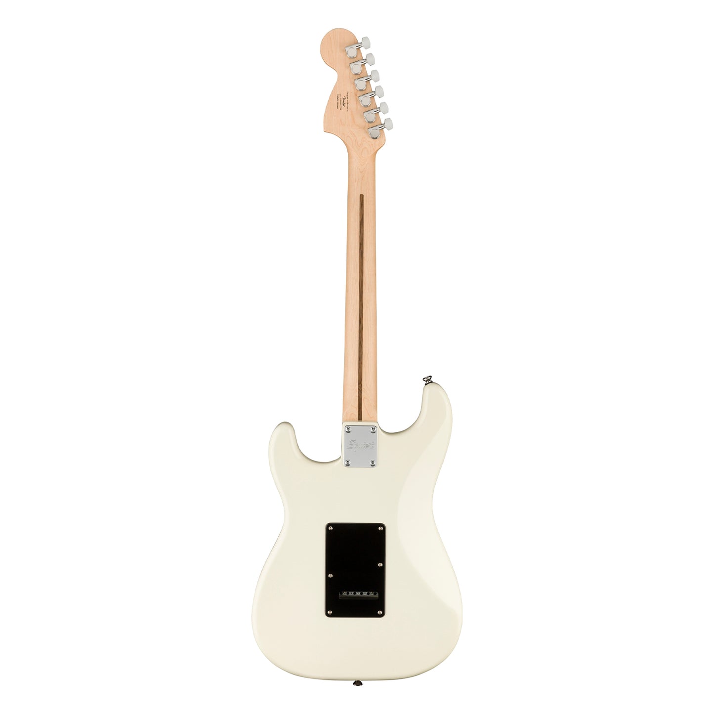 Squier by Fender Affinity Stratocaster HH Laurel Electric Guitar with 2-point Tremolo, 3-way Switching (Olympic White, Burgundy Mist)