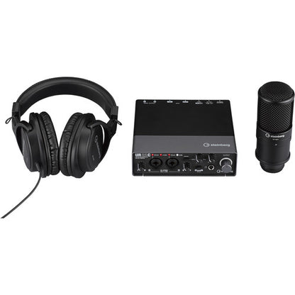 [CLEARANCE] Steinberg UR22C Recording Bundle Pack Desktop Audio Interface with 2x2 USB Gen 3.1 I/O, ST-H01 Studio Monitor Headphones and ST-M01 Condenser Studio Microphone for Studio and Home Recording
