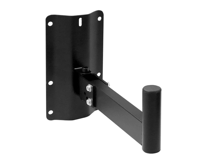 Surelock SPW01 Wall Mount Speaker Retractable Bracket Stand with 90 Degree Adjustable Tilt Angle and 12" Arm Distance | SPW-01