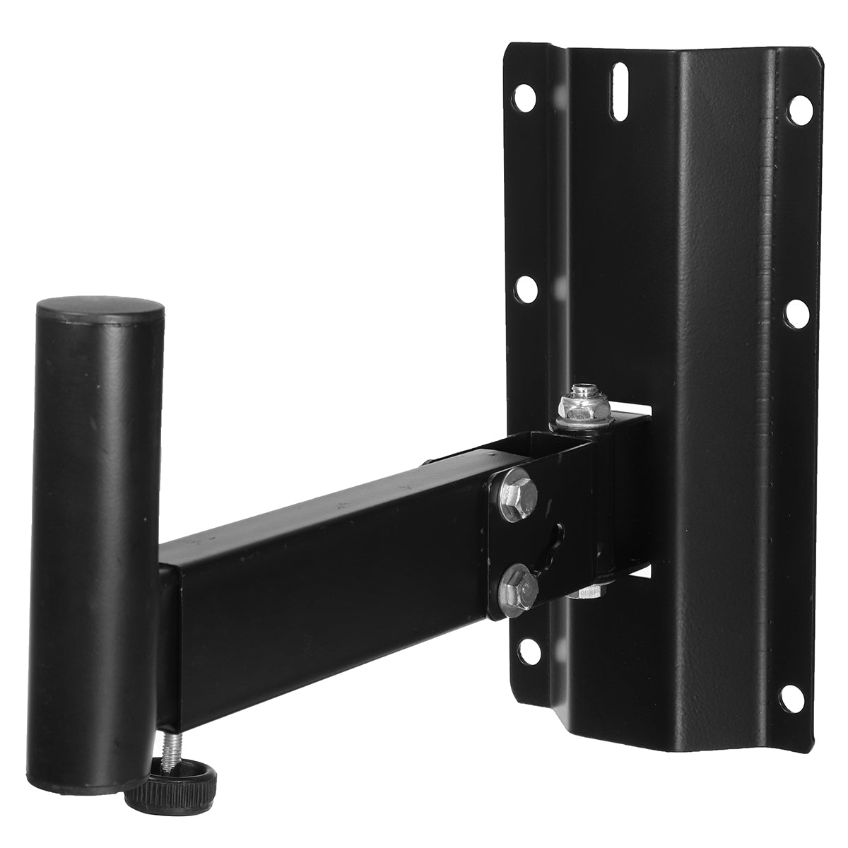 Surelock SPW01 Wall Mount Speaker Retractable Bracket Stand with 90 Degree Adjustable Tilt Angle and 12" Arm Distance | SPW-01