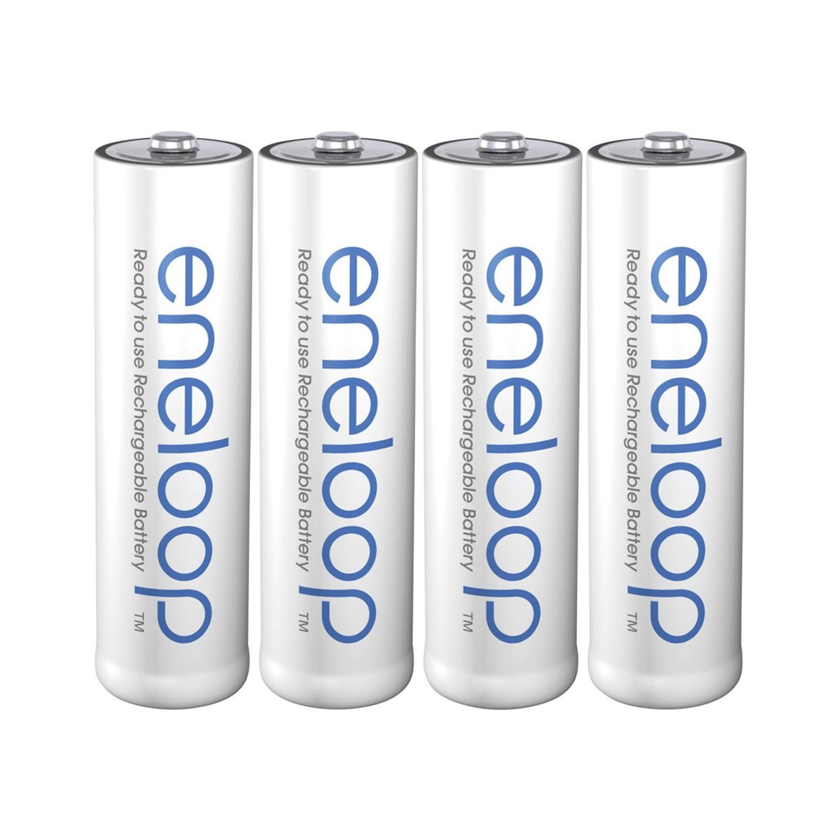 Eneloop AA Rechargeable Batteries x4 (White)