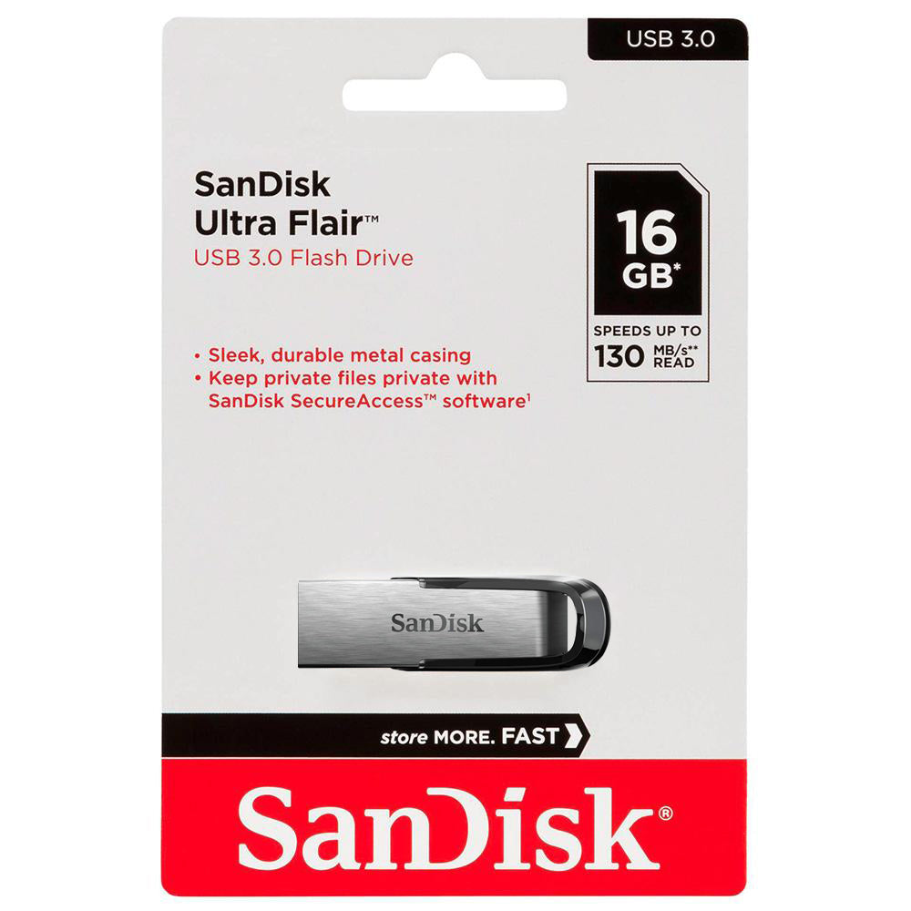 SanDisk Ultra Flair 32GB USB 3.0 Flash Drive with 150MB/S Read Speed |  Model - SDCZ73-032G-G46