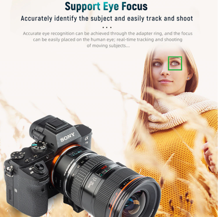 Viltrox EF-E5 Autofocus Adapter for Canon Series Lens to Sony E-Mount Series Mirrorless Cameras