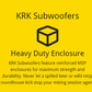 KRK S10.4 Black 10-Inch 160-Watt Powered Recording Studio Subwoofer with Curved Design and Front Bass Port