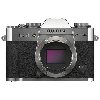 FUJIFILM X-T30 II Mirrorless Camera Body  with 26.1MP APS-C X-Trans BSI CMOS 4 Sensor, DCI & UHD 4K 30 Video F-Log Gamma, 30 fps Shooting, Wi-Fi Bluetooth, 425-Point Phase-Detection Autofocus,  Ultra-Sonic Vibration Sensor Cleaning