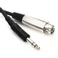 Hosa Technology Stereo 1/4" Male to 3-Pin XLR Male Interconnect Cable - 10