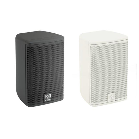 Martin Audio Adorn 40 Ultra Compact 2-Way Wall Mounted Loudspeaker System for Indoor Music and Speech Broadcast (70/100V Transformer Available) (Black/White) | A40, A40T, A40-W, A40T-W