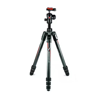 Manfrotto BeFree GT Compact 4-Section Carbon Fiber Travel Tripod with QR-Plate and 486 Ball Head for Sony A Series Mirrorless Camera | Model - MKBFRTC4GTA-BH