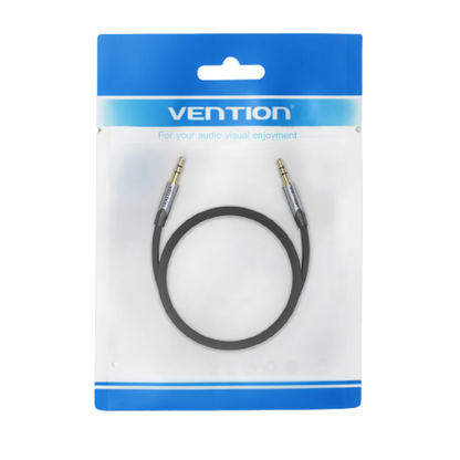[CLEARANCE] Vention TRS 3.5mm Male to TRS 3.5mm Male Flat Gold Plated (BAP) Audio Cable for Car Audio, Mobile Phones, Speakers, Laptops