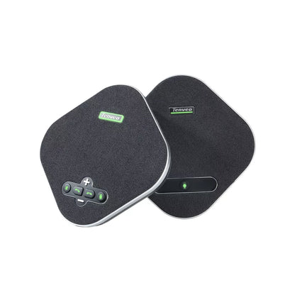 Tenveo NA200EX / NA200BEX Portable Conference Speakerphone with Daisy Chain, 10m Voice Pickup, Voice AI Noise & Echo Cancellation and Expansion Mic TEVO-NA200EX TEVO-NA200BEX