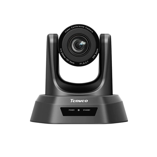 Tenveo TEVO-NV20 Series HD 1080P SDI/HDMI/USB Video Conference PTZ Camera Plug and Play with 350 / 90 Degree Pan and Tilt, 20x Optical Zoom and IR Remote Control for Meetings and Livestreaming | NV20A, NV20U