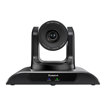 Tenveo TEVO-VHD10H 1080P FHD USB / HDMI PTZ Video Conference Camera with 10x Optical Zoom, Pan & Tilt, IR Remote Control, Wall Mount for Meetings and Live Streaming