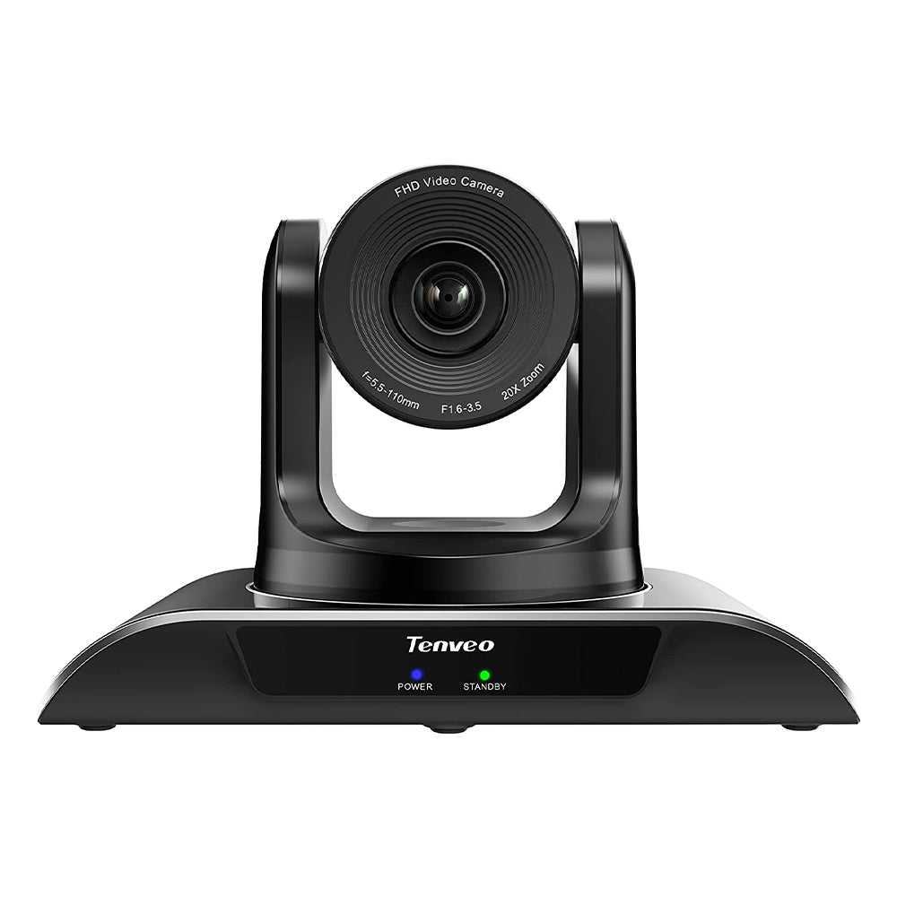 Tenveo TEVO-VHD20H 1080P FHD USB / HDMI PTZ Video Conference Camera with 20x Optical Zoom, Pan & Tilt, IR Remote Control, Wall Mount for Meetings and Live Streaming