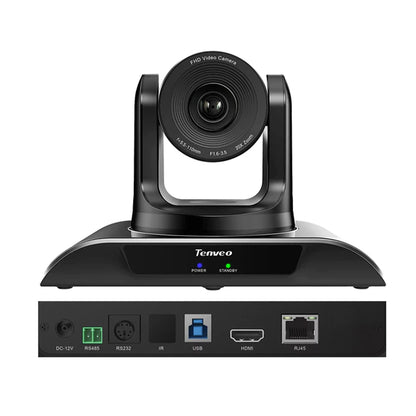 [CLEARANCE] Tenveo TEVO-VHD20H 1080P FHD USB / HDMI PTZ Video Conference Camera with 20x Optical Zoom, Pan & Tilt, IR Remote Control, Wall Mount for Meetings and Live Streaming