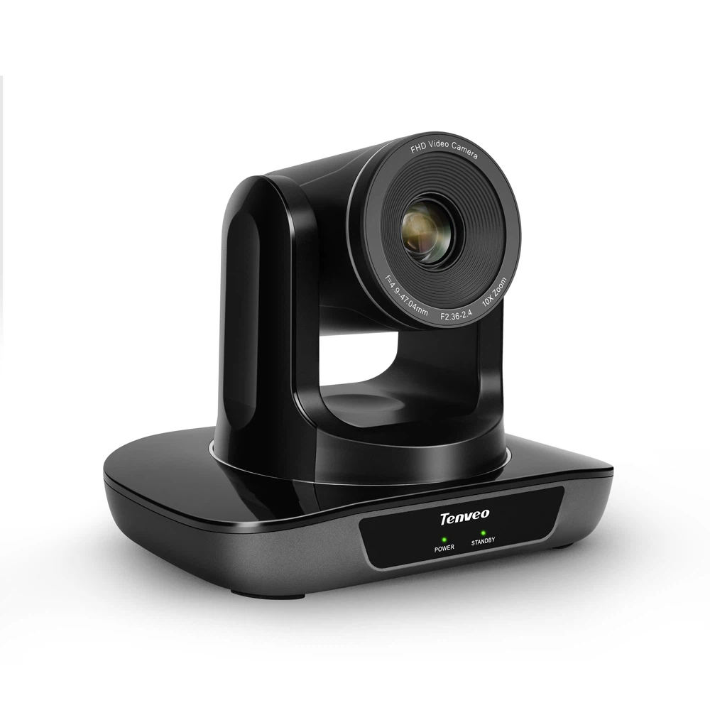 Tenveo UHD10U FHD 1080P USB PTZ Video Conference Camera with Pan & Tilt, 10x Optical Zoom Plug & Play for Meetings and Livestreaming