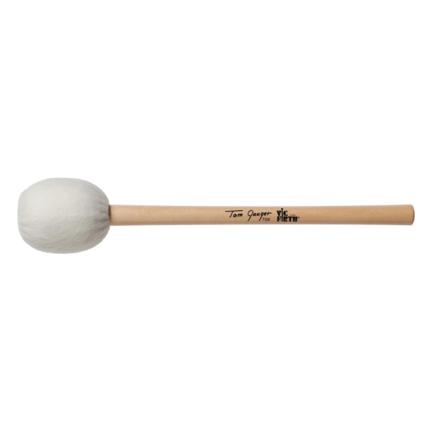 Vic Firth Tom Gauger Signature Series 15" / 16" Bass Drum Roller Mallet for Concert Drums & Gong | TG04, TG06