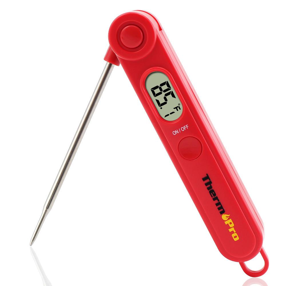 ThermoPro TP03A Instant Read Meat Thermometer Digital Cooking Food with Long Probe for Grill Kitchen BBQ Smoker