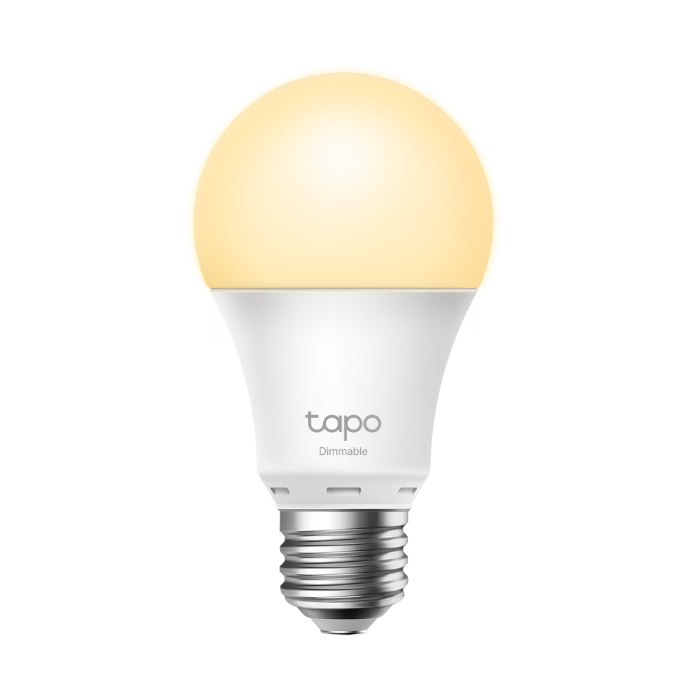 TP-Link Tapo L510E / L530E Smart Wi-Fi 2.4GHz Light Bulb, Dimmable / Multicolor 8.7W with 806lm Brightness, Voice Control, Remote Control, Away Mode, E27 Socket, Energy Saving, Schedule & Timer, No Hub Required