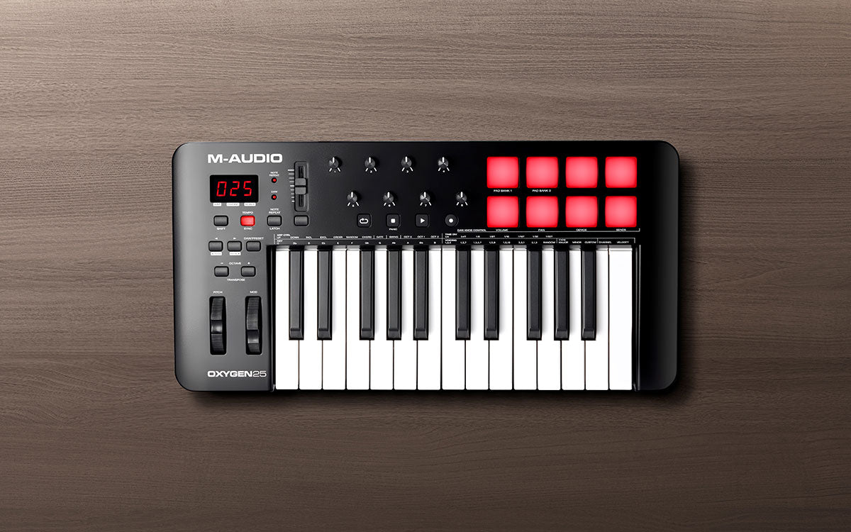 M Audio selling Oxygen 25 USB midi controller