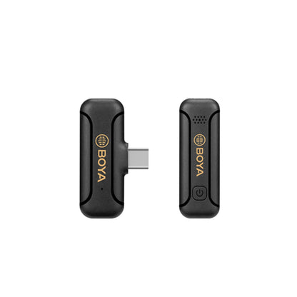 [CLEARANCE] Boya BY-WM3T2 2.4GHz Wireless Mini Lapel Microphone System with USB Type-C Receiver Audio Recording for Android Smartphones and Tablets | U2
