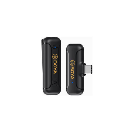 [CLEARANCE] Boya BY-WM3T2 2.4GHz Wireless Mini Lapel Microphone System with USB Type-C Receiver Audio Recording for Android Smartphones and Tablets | U2