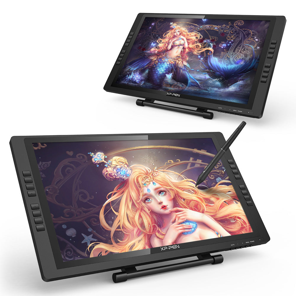 XP-Pen Artist Display 22E Pro 1080p 21.5 Inches HD Drawing Display Tablet  with 16 Express Hotkeys and 8192 Levels Pressure Sensitive P02S Stylus for  
