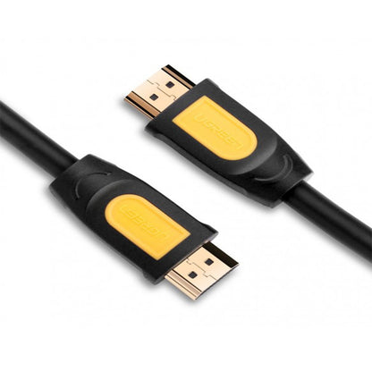 [CLEARANCE] UGREEN HDMI Male-to-Male Cable with Gold-Plated Contacts and 4K@60Hz Support (1M, Black/Yellow) | 10115
