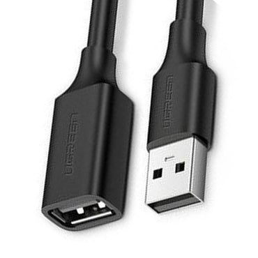 [CLEARANCE] UGREEN USB 2.0 A Male to A Female 1-Meter Nickel Plated Extension Cable with 480Mbs Transfer Speed | 10314