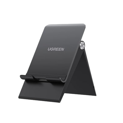 [CLEARANCE] UGREEN Foldable Portable Desktop Stand for Phone and Tablets with Adjustable Height Up to 125mm (Compatible with 4.7" to 7.9" Devices) (White)