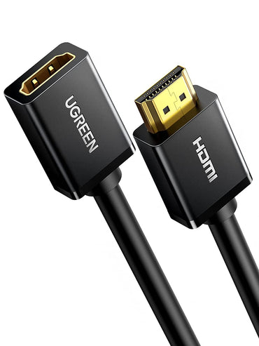 [CLEARANCE] UGREEN 4K HDR 1080P 60Hz HDMI Male to HDMI Female 2-Meter Gold Plated Extension Cable with 18Gbps Transfer Speed | 10142