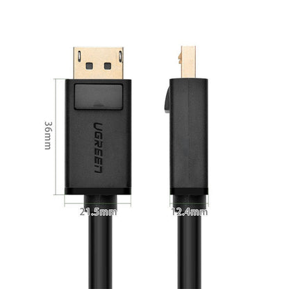 UGREEN 4K 60Hz DisplayPort 1.2 Male to Male Cable with Gold-plated Connectors for Laptop, PC, TV, Projector (2M) | 102