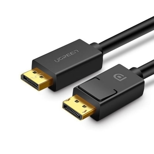UGREEN 3D 4K 60Hz UHD DisplayPort Male to Male Gold-Plated Cable for Audio Video Sync and Stable Transmission with Press Click Connector (Available in 1M, 1.5M) | 10244, 10245