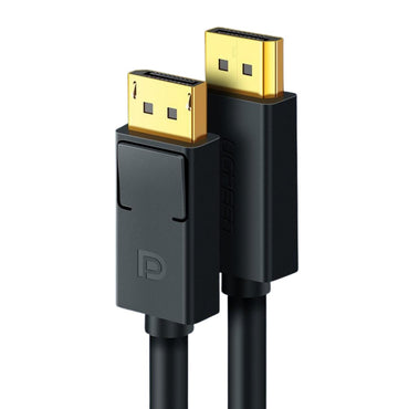 UGREEN 3D 4K 60Hz UHD DisplayPort Male to Male Gold-Plated Cable for Audio Video Sync and Stable Transmission with Press Click Connector (1M) | 10244