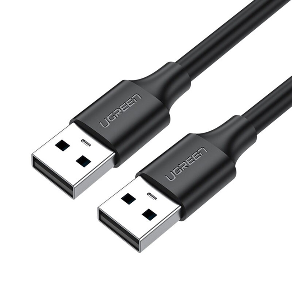 UGREEN USB 2.0 A Male Nickel-Plated Data Charger Cable with 480Mbps Transfer Speed (Available in 0.25M, 0.5M, 1M, 1.5M, 2M) | 10307, 10308, 10309, 10310, 10311