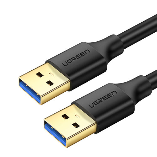UGREEN USB 3.0 Male to Male Gold Plated Data Cable with 5Gbps Transfer Speed for PC, Laptops, Monitors (0.5M, 1M, 2M) | 10369 | 10370 | 10371