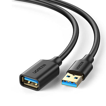UGREEN USB 3.0 Male to Female Gold Plated Extension Cable with 5Gbps Transfer Speed for PC, Game Consoles, Monitors (Available in 0.5, 1M, 1.5M, 2M, 3M)