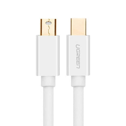 [CLEARANCE] UGREEN Mini DisplayPort DP Male to Male Gold-plated Cable 2 Meters 8.64Gbps Plug and Play for Computers, Monitor, Projector, HDTV (White) (2M) | 10429