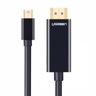 UGREEN 1080P 4K Mini DisplayPort DP Male to HDMI Gold Plated Adapter Cable for HDTV, PC, Laptop, Projectors (3M) | 10455